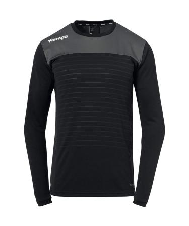 Kempa Herren Emotion 2.0 Langarmshirt Herren Longsleeve Schwarz/Anthra M EU