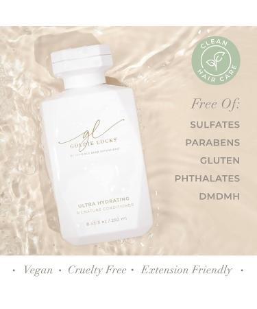 Goldie Locks Ultra Hydrating Signature Conditioner - Restores Hydration, Mends Split Ends, Reduces Frizz - Travel Size 3.4 Fl Oz- Extension & Hair Color Safe - Buy Online on GoSupps.com