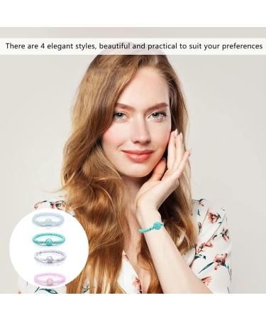 NPQ Anti Nausea Wristbands - 4 Pcs Adjustable Relief Bands for Kids, Pregnancy, Adults - Motion, Morning, Sea Sickness - Travel, Vertigo - Fast relief! - Buy Online on GoSupps.com