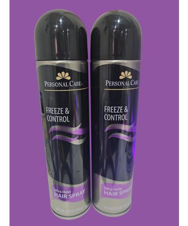 Freeze & Control Ultra Hold Hair Spray 5.5 oz Pack of 2