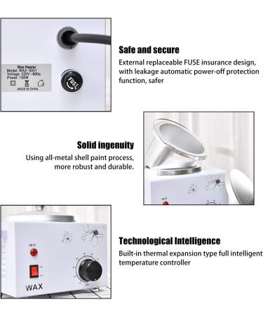 Professional Wax Warmer for Hair Removal | Adjustable Temperature Electrical Wax Melter | Salon-Quality Depilatory Roller for Men & Women - Buy Online on GoSupps.com