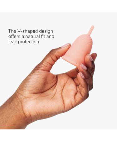 Softcup Menstrual Cup Size 2 | Reusable Period Cup | Leak-Free 12-Hour Wear | Made in USA - Buy Online on GoSupps.com