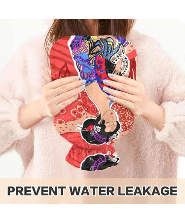 Large BAP-Free Hot Water Bottle for Women - 2L with Cover for Pain Relief Bed Hand & Feet - Buy Online on GoSupps.com