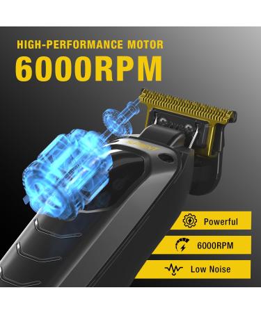 SUPRENT Hair Trimmers for Men - Cordless Zero-gapped Beard Hair trimmer with LED Display High-performance Rechargeable Trimmer for Home Use With Titanium Blades - Buy Online on GoSupps.com