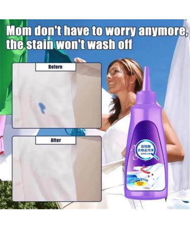 Active Enzyme Laundry Stain Remover Active Enzyme Laundry Stain Remover Purple Bottle Stubborn Stains Cleaner Clothes Oil Stain Remover For Fabric Stains (3) - Buy Online on GoSupps.com