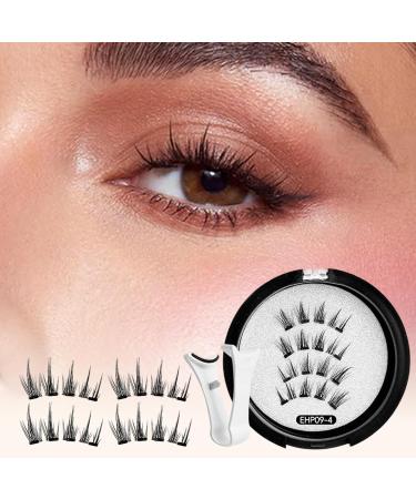 False Eyelashes Magnetic Natural Lashes Kit With Applicator | Easy To Apply Lightweight Reusable No Glue Needed Lashes For All-Day Comfort - Buy Online on GoSupps.com