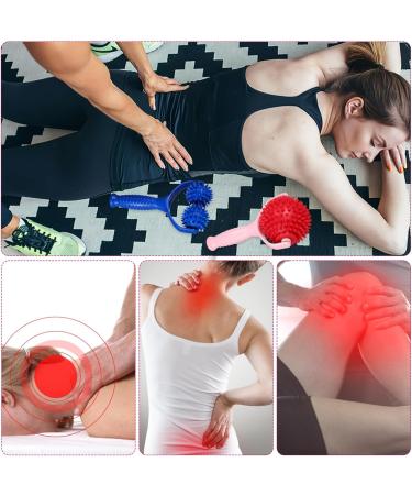 Healvian 2-Piece Massage Roller Set | Muscle Relaxation Device for Back Legs Feet & Hands - Relieve Muscle Pain Effectively - Buy Online on GoSupps.com