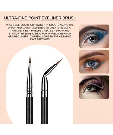 Buy KINGMAS 8Pcs Eyeshadow & Eyeliner Brush Set - Premium Makeup Tools for Women & Girls | International Shipping Available - Buy Online on GoSupps.com