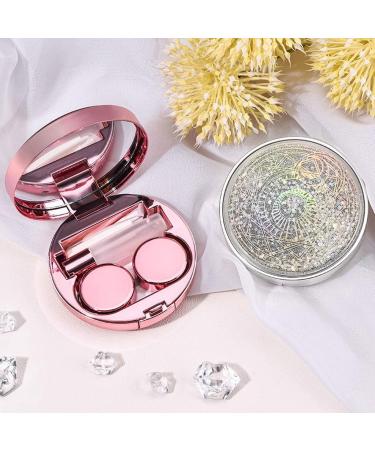 Buy High-End Optometry Lens Containers - Pink & Rose Silver Contact Lens Boxes for Girls | Magic Array Treibsand - Buy Online on GoSupps.com