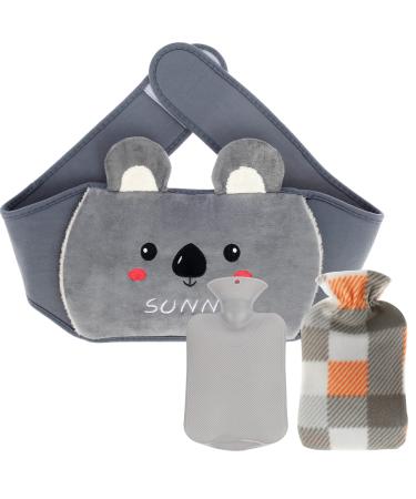 Heat bottle made of rubber with soft waist cover hot water bag hot water bag for the neck and shoulder back legs waist warm.
