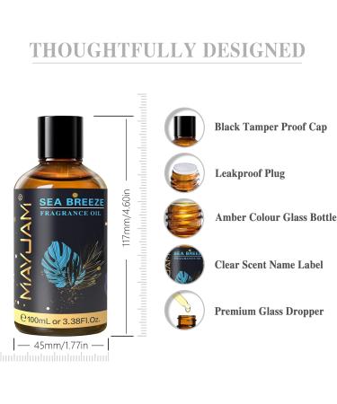 MAYJAM 100ML Sea Breeze and Bay Rum Fragrance Oils Essential Oils - Buy Online on GoSupps.com