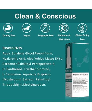 3 Pack Hyaluronic Acid Serum with Peptides - Optimal Hydration & Skin Balance | 1fl.oz (30ml Each) - International Shipping Available - Buy Online on GoSupps.com