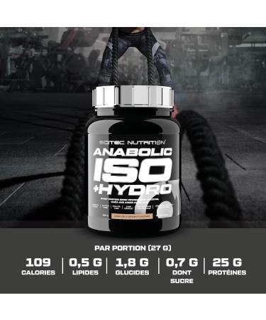 Scitec Nutrition Anabolic Iso + Hydro Whey Protein with Creatine HMB Maca and Added Amino Acids 920g Strawberry - Buy Online on GoSupps.com