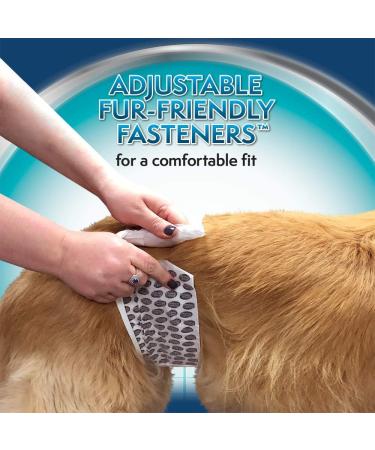 Simple Solution Disposable Dog Diapers for Males | Super Absorbent & Leak-Proof | Ideal for Incontinence & Marking - Buy Online on GoSupps.com