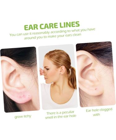 PACKOVE 100Pcs Ear Washer Disposable Tips for Ear Wax Cleaning Molded Design Fits All Ear Strong Connection Prevents Accidental Tube Removal Flexible Soft - Buy Online on GoSupps.com
