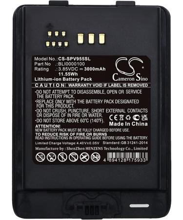 Replacement Battery for Spectralink Versity 9540 9553 9640 9653 - 3000mAh/3.85V Compatible | International Shipping - Buy Online on GoSupps.com