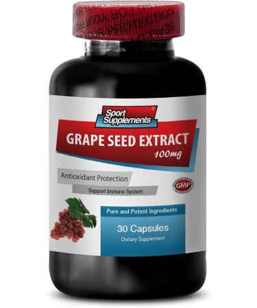 Oligomeric proanthocyanidins - Grape Seed Extract - Grape Seed Extract Capsules - Grape Seed Extract Capsules - Grape Seed Supplement - Grape Seed resveratrol - Prevent high Pressure - 3B 90 Capsules - Buy Online on GoSupps.com