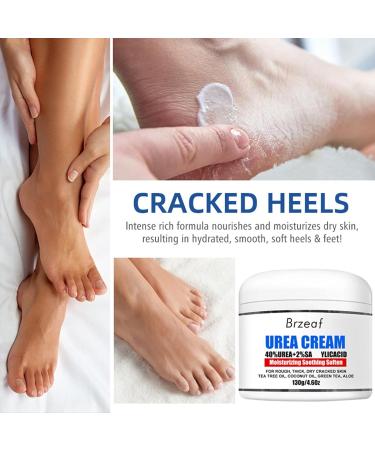 Urea Foot Cream 40% Urea Cream for Cracked Heels Callus Remover For Dry And Hard Skin Deep Moisturizing Cracked Heel Cream for Feet Knees Hand - Buy Online on GoSupps.com