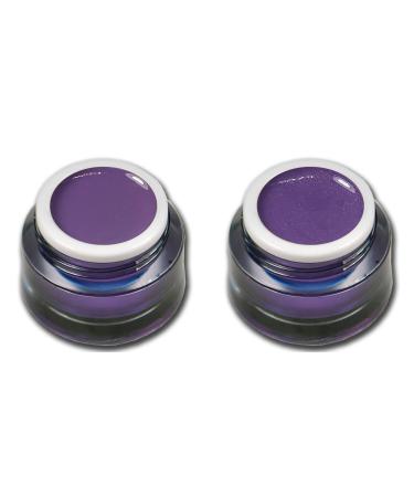 2x 5ml Ultra Violet Color Gel Metallic Gel Value Set - Color of the Year 2018 Premium Color Gel RM Beautynails