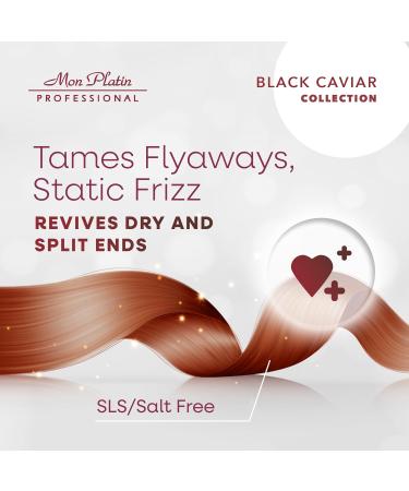 Black Caviar Hair Cream | Luxurious Styling Cream for Smooth & Shiny Hair | Silk Protein & Herbal Essences | 400ml - Ultimate Hair Care for All Hair Types - Buy Online on GoSupps.com