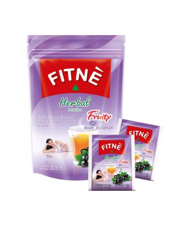 FITN Black Currant Herbal Green Tea Fruity Garcinia Senna Infusion Gentle Detox Cleansing Boost Antioxidant Wellness Tea No Calories 15 Tea Bags 15 Tea Bags (Pack of 1)