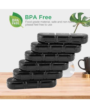 Aiqinu 7-Day Pill Organizer | Large 3-Compartment Tablet Box for Travel & Home | Weekly Medication Storage Solution - Buy Online on GoSupps.com