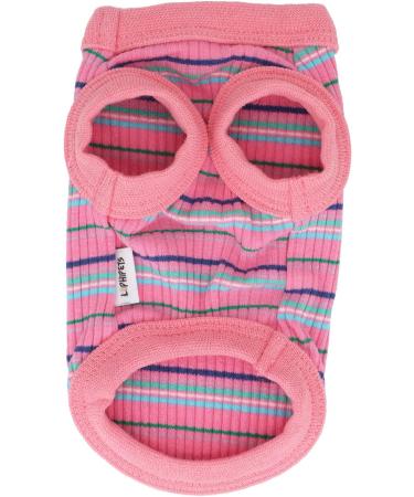 LOPHIPETS Pink XXS 100% Cotton Rib Dog Shirt Vest for Small Dogs - Teacup Chihuahua Yorkie Puppy Clothes Tank Tee - Buy Online on GoSupps.com