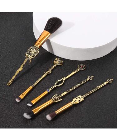 Emowpe Makeup Brush Set - 5-Piece JoJo's Bizarre Adventure with Eye Lip & Powder Brushes & Storage Bag | International Shipping Available - Buy Online on GoSupps.com