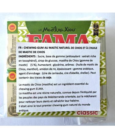 Elma Classic Chios Mastic Gomme 10 x 10 pi ces 10 x 14 g 100 % frais et original Xios (Masticha ou Mastixa) - Buy Online on GoSupps.com