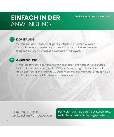  BIOHY BIOHY Car Shampoo (3 x 1 Liter) | Bio Car Cleaner protects paint from external dirt | Biodegradable cleaning agent | Suitable for pressure washers | Powerful concentrate - Buy Online on GoSupps.com