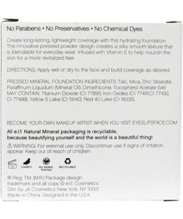 e.l.f. Studio Pressed Mineral Foundation 6152 Bronze by e.l.f. Cosmetics - Buy Online on GoSupps.com