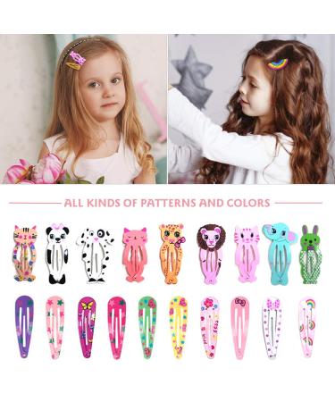 130 Pcs Cartoon Hair Clips for Girls - Colorful Metal Clips for Everyday & Holiday Celebrations | Vcostore - Buy Online on GoSupps.com