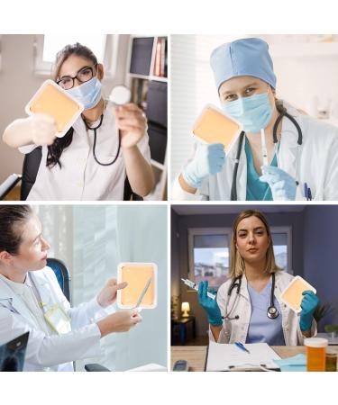 Venipuncture Silicone Skin Muscle Diabetics Pads for Medical Training - 2pcs - Buy Online on GoSupps.com