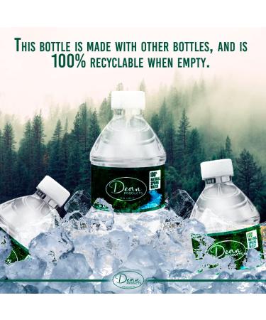Dean Products Spring Water Bottles 24 Pack - Bottled Spring Water - Small 8 oz Mini Bottles - Bulk Pack - Buy Online on GoSupps.com