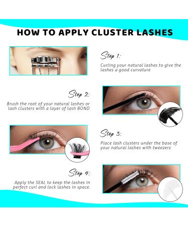 VAVALASH DIY Lash Extension Kit - Diva Volume Cluster Lashes 10-18mm | Individual Eyelash Extension Kit with Bond & Seal Glue | Perfect for Home Use - Buy Online on GoSupps.com