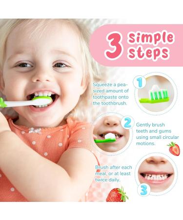 Kids Toothpaste Strawberry Flavor Swallowable Fluoride Free Toothpaste with xylitol and Vitamin E Fights Plaque Cavity and Enamel Protection for Children 60g - Buy Online on GoSupps.com