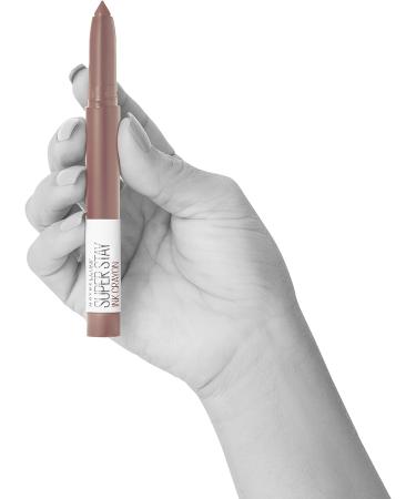Maybelline Superstay Matte Ink Crayon Nude Lipstick - Trust Your Gut | Long-Lasting Formula with Precision Applicator [1 Count] - Buy Online on GoSupps.com