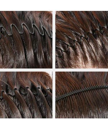 10 Pieces Hair Ties for Men & Women | Metal Hair Ropes Zigzag Bands & Black Wave Headbands for Outdoor Sports - Buy Online on GoSupps.com