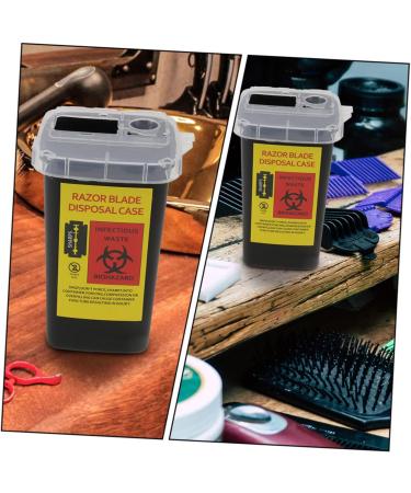 Minkissy 8-Pack Razor Blade Storage Box - Safe Disposal Container for Hairdressing Blades & Razors | International Shipping Available - Buy Online on GoSupps.com