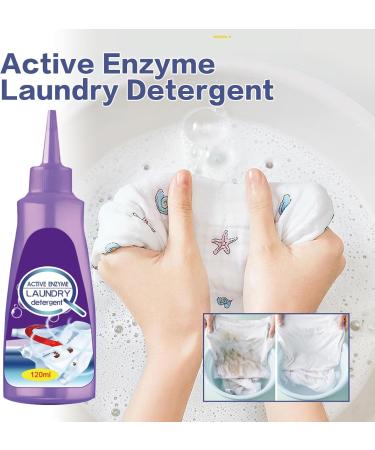 Active Enzyme Laundry Stain Remover Garment Stubborn Stain Cleaner Oil Remover Active Enzyme Laundry Cleaner Clothes Oil Stain Remover White Shirt Guardian Clothes Natural Fabric Stain Remover - Buy Online on GoSupps.com