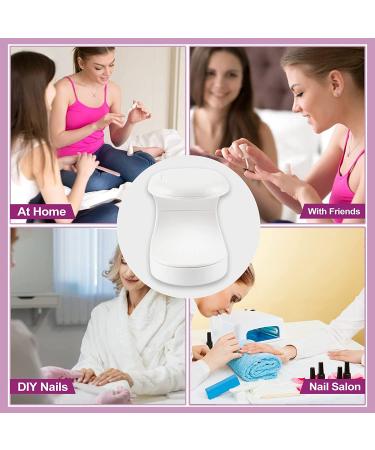 ANGNYA Mini UV LED Nail Lamp - Portable Nail Dryer for Gel Nails - Professional Nail Art Tool for DIY at Home - 03 White - Buy Online on GoSupps.com