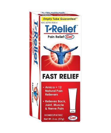 Medinatura T-Relief Pain Relief Homeopathic Gel 2 Ounce