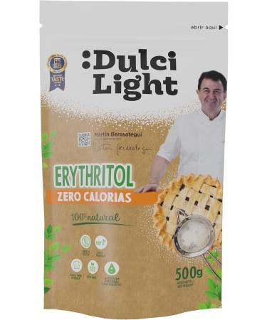Erythritol 500gr 100% Natural Sweetener 0 Calories DulciLight Zero | Vegan Alternative | Enjoy Without Guilt | Ideal for The Keto Diet | DulciLight The Natural Taste of Sugar | - Buy Online on GoSupps.com