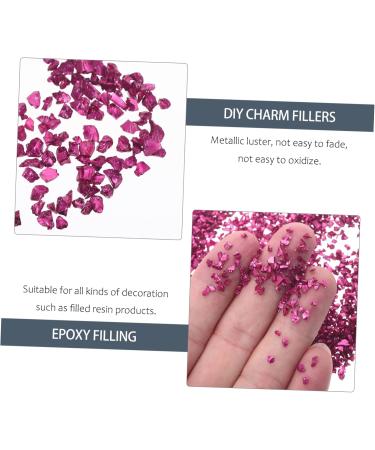 SKISUNO 1 Glass Chip DIY Fillers Epoxy Filling DIY Glass Fillers Nail Art Charms Epoxy Charms Glass Epoxy Fillers Manicure Fillers Glass Charms Filling Nail Crushed Glass DIY Charm Fillers 0.5X0.3cm Rosy - Buy Online on GoSupps.com