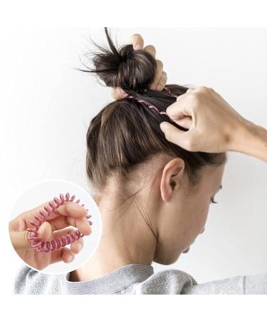 YEEPSYS Coil Hair Ties - Strong Grip Elastic Hair Bands (S Mix E) - Buy Online on GoSupps.com