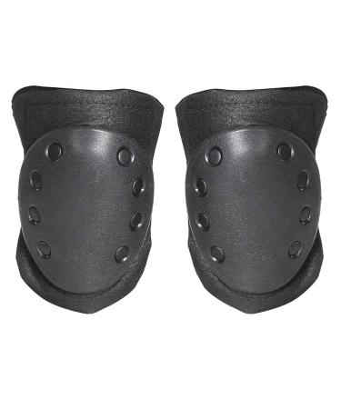 Buy Knee Support 2 Pack | Black Compression Knee Brace & Protective Pads for Football & Basketball - Buy Online on GoSupps.com