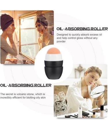 POPETPOP Volcanic Stone Oil-Absorbing Ball Makeup Products Oil Absorbing Volcanic Roller Oil-Absorbing Tool Black 5x3cm - Buy Online on GoSupps.com