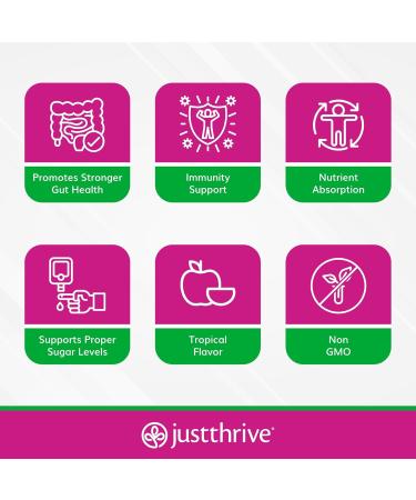 Just Thrive PREbiotic Powder - Digestive and Immune Support Supplement 150 g - Buy Online on GoSupps.com