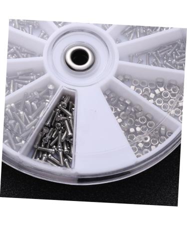 Gleavi 1200 STK Repair Screws for Sunglasses | Rustproof Tool Set - Silver - 2 Medium Screw Sizes for Household Use - Buy Online on GoSupps.com