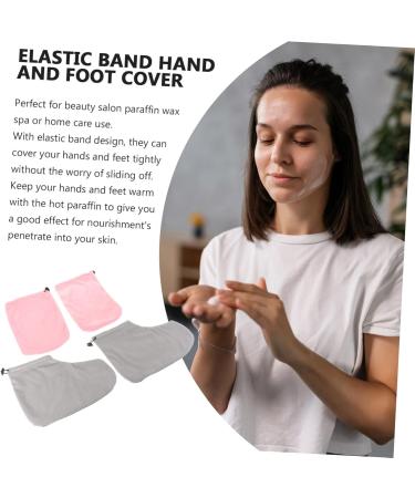 FRCOLOR 2 Sets Gloves Tool Mittens Paraffin Wax Rubber Band Fabric Foot - Buy Online on GoSupps.com